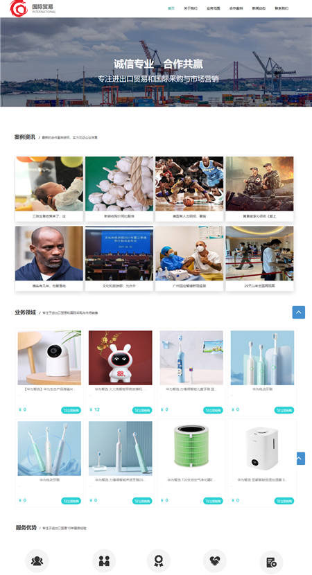 国际贸易网站